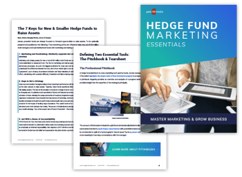 Hedge Fund Marketing Essentials Hedge Fund Marketing Essentials